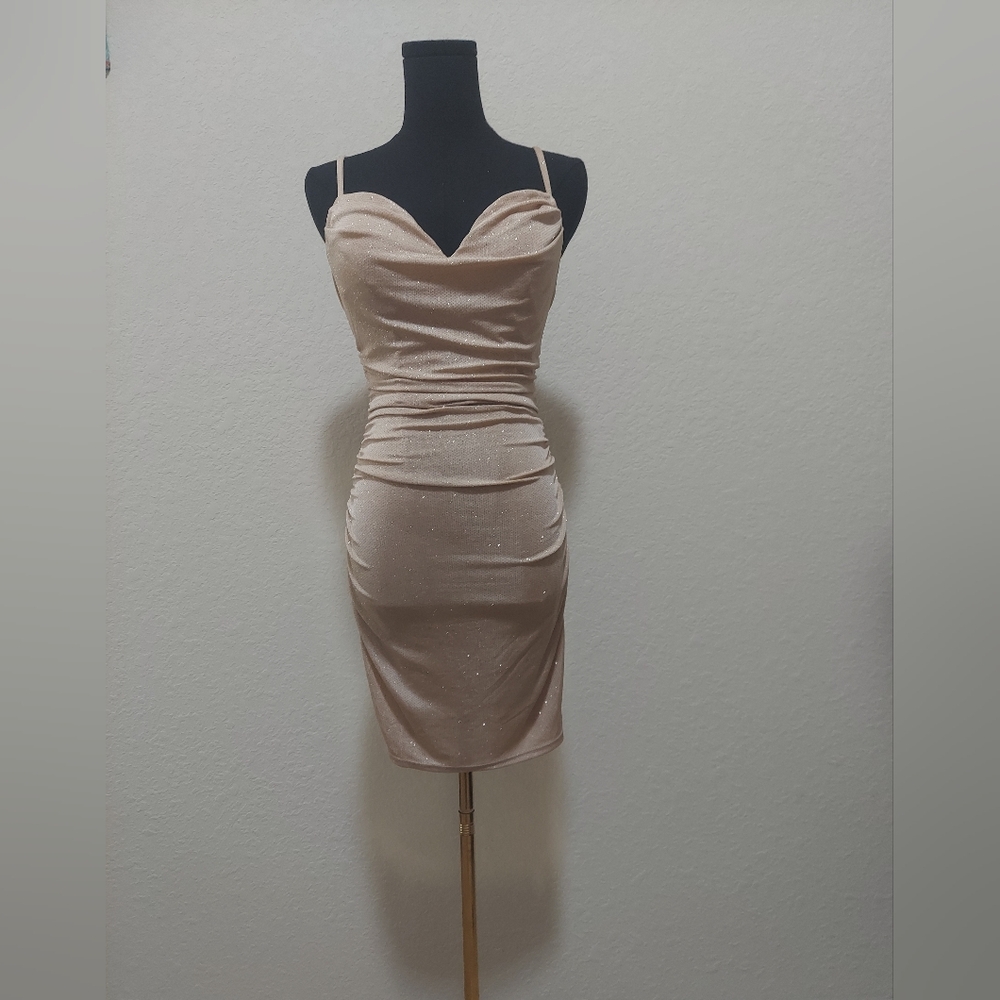 Windsor Let It Glow  Glitter. Mesh Mini ,Dress Size S